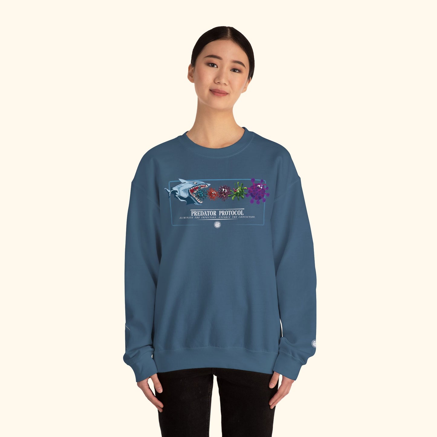 Predator Protocol—Unisex Heavy Blend™ Crewneck Sweatshirt