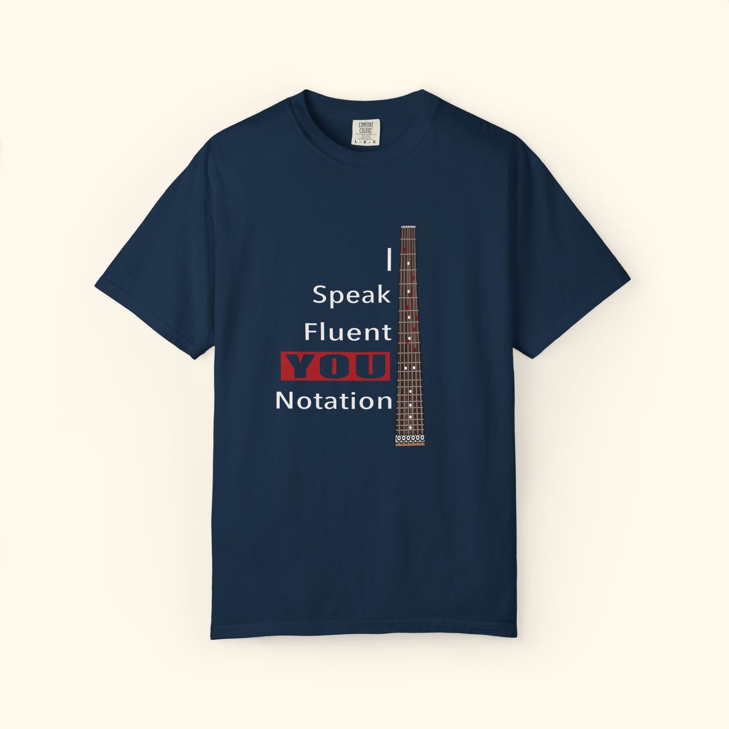 YOU Notation” – Bold Fretboard Tee by DIDD UP