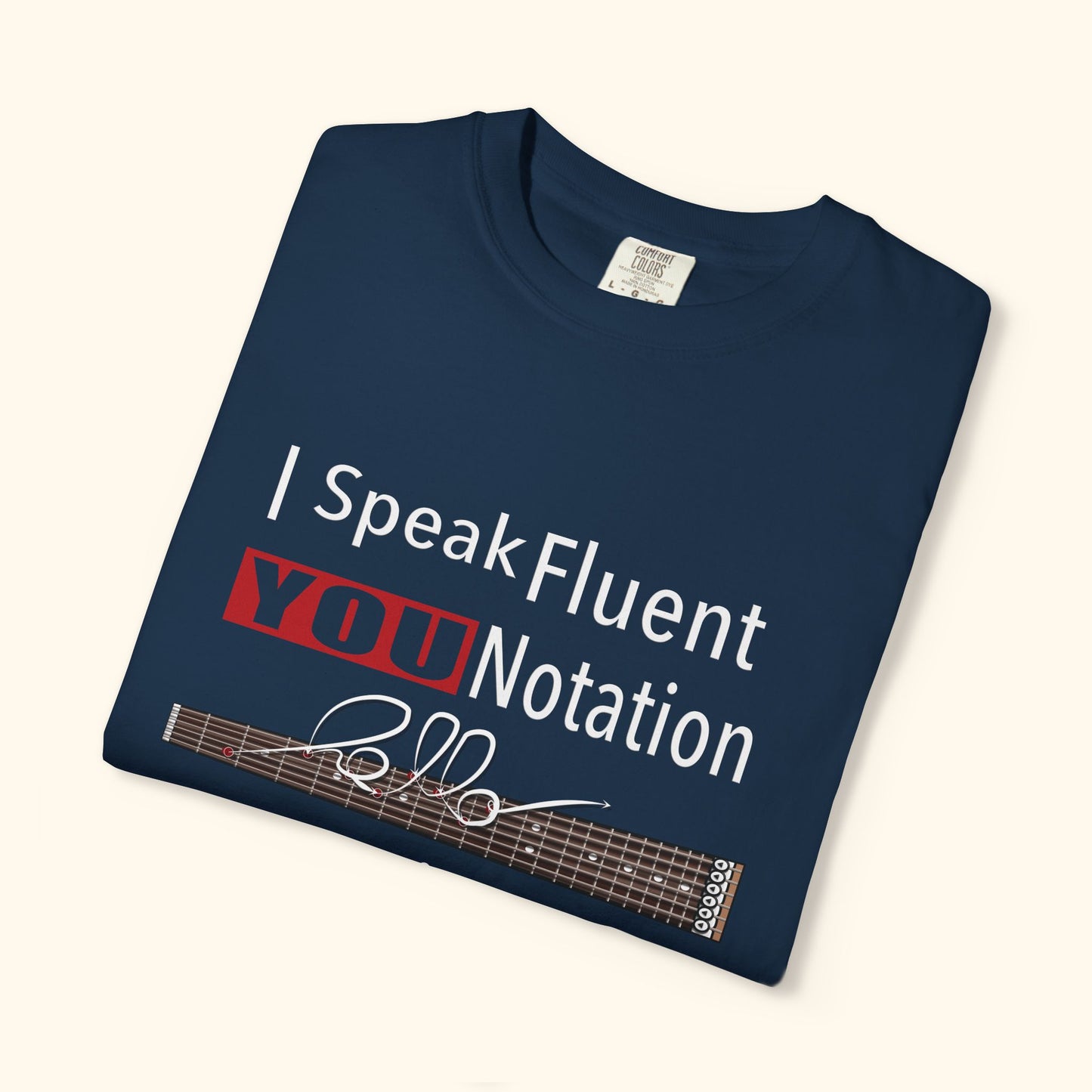 “YOU Notation” – Bold Fretboard Tee by DIDD UP