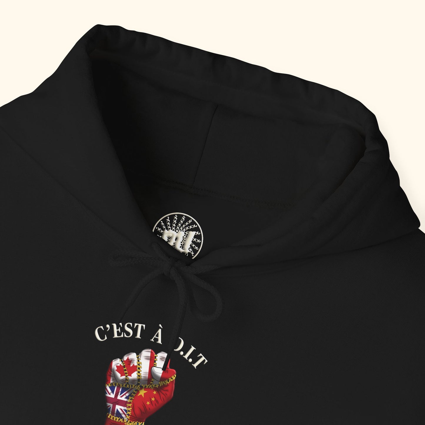C’est à D.I.T: The Stitched Resistance Heavy Blend™ Hooded Sweatshirt