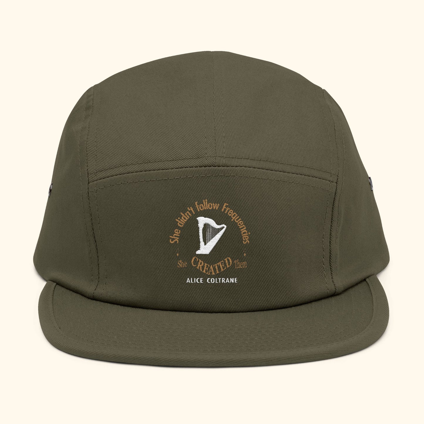 Alice Coltrane “Spiritual Frequency” 5-Panel Cap (Embroidery)