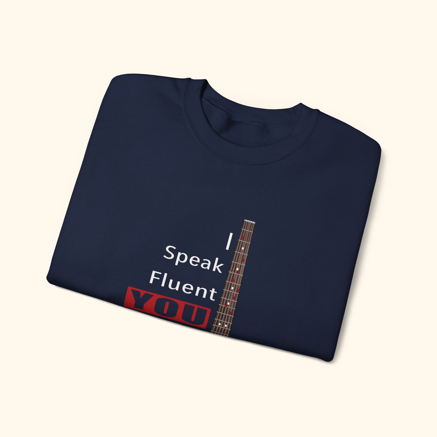 “Speak Fluent YOU” – Music Language Heavy Blend™ Crewneck Sweatshirt by DIDD UP