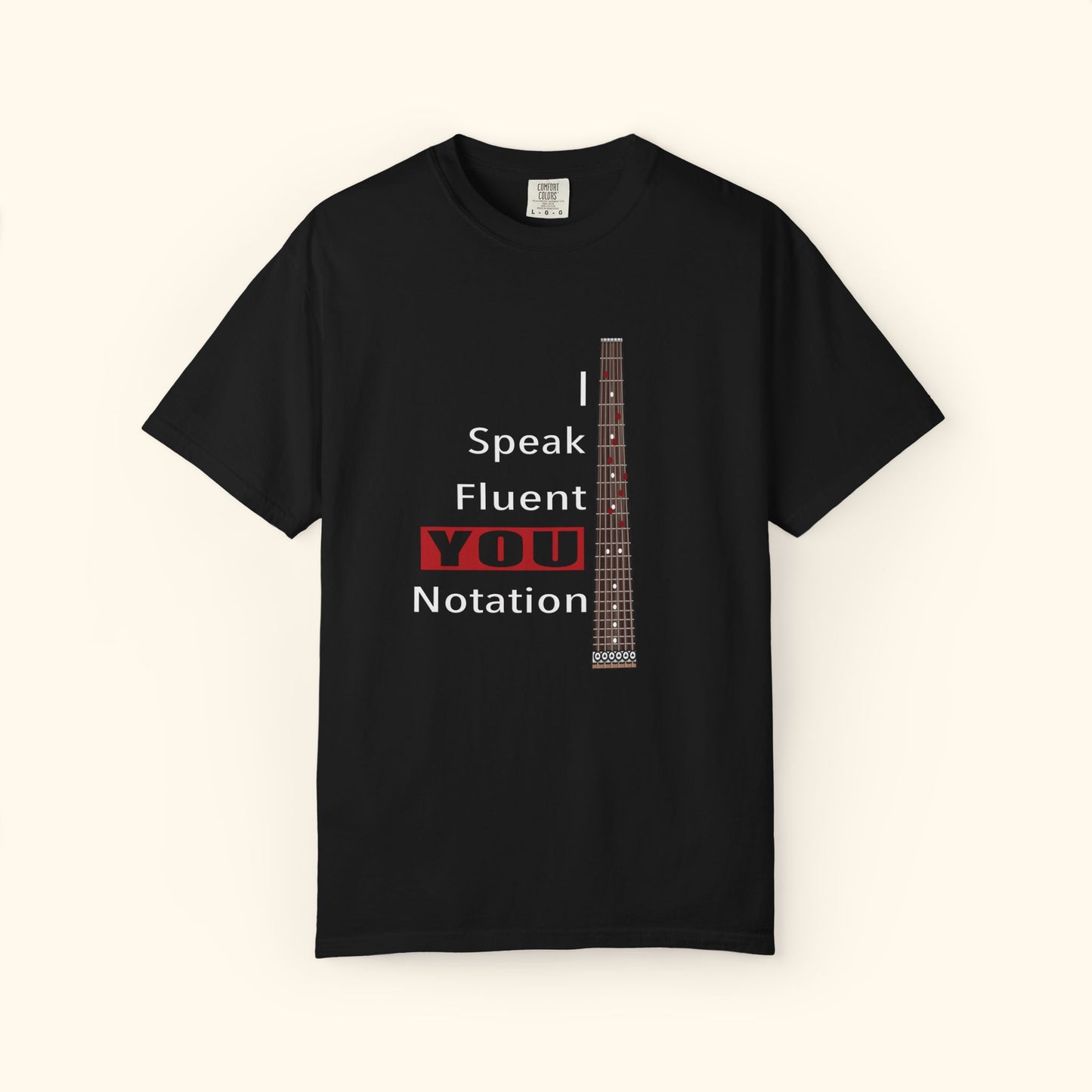 YOU Notation” – Bold Fretboard Tee by DIDD UP