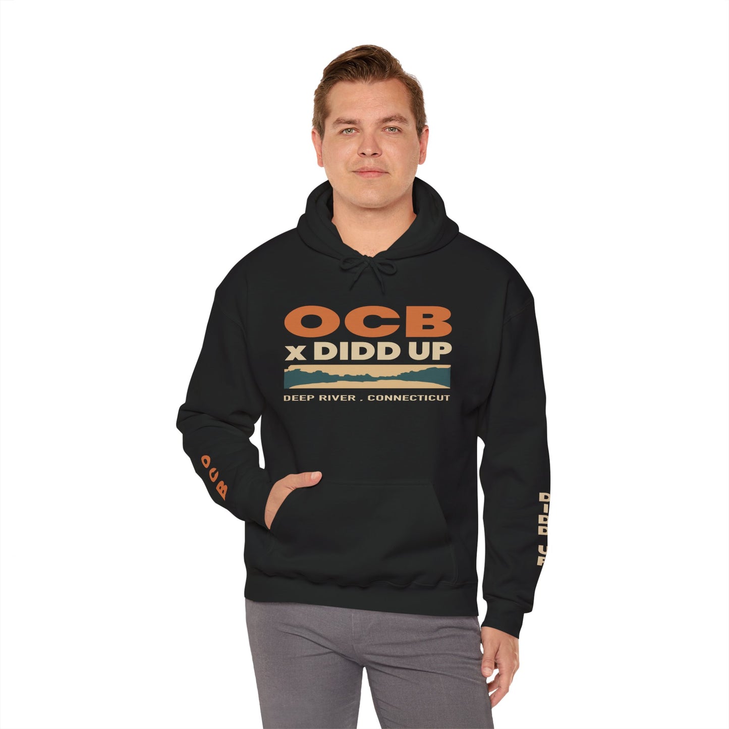OCB x Didd Up Retro Hoodie – Deep River, Connecticut Unisex Heavy Blend™