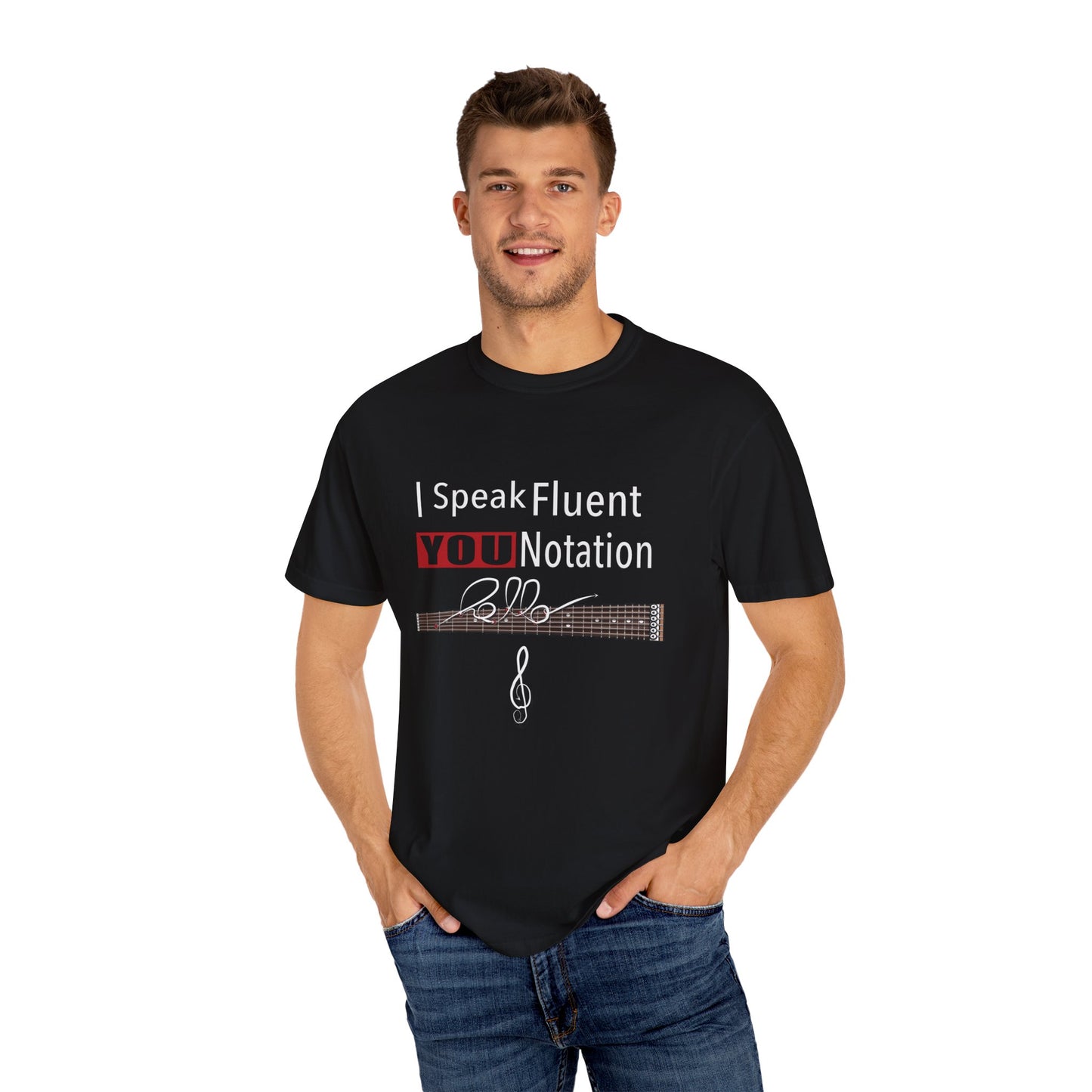 “YOU Notation” – Bold Fretboard Tee by DIDD UP