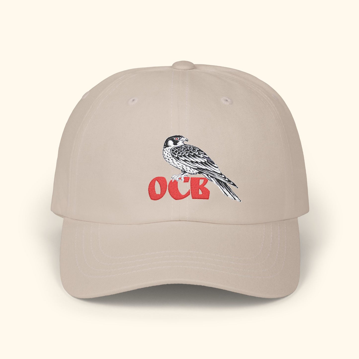 OCB “Falcon Mark” Classic Dad Hat – Embroidered Street Heritage Cap
