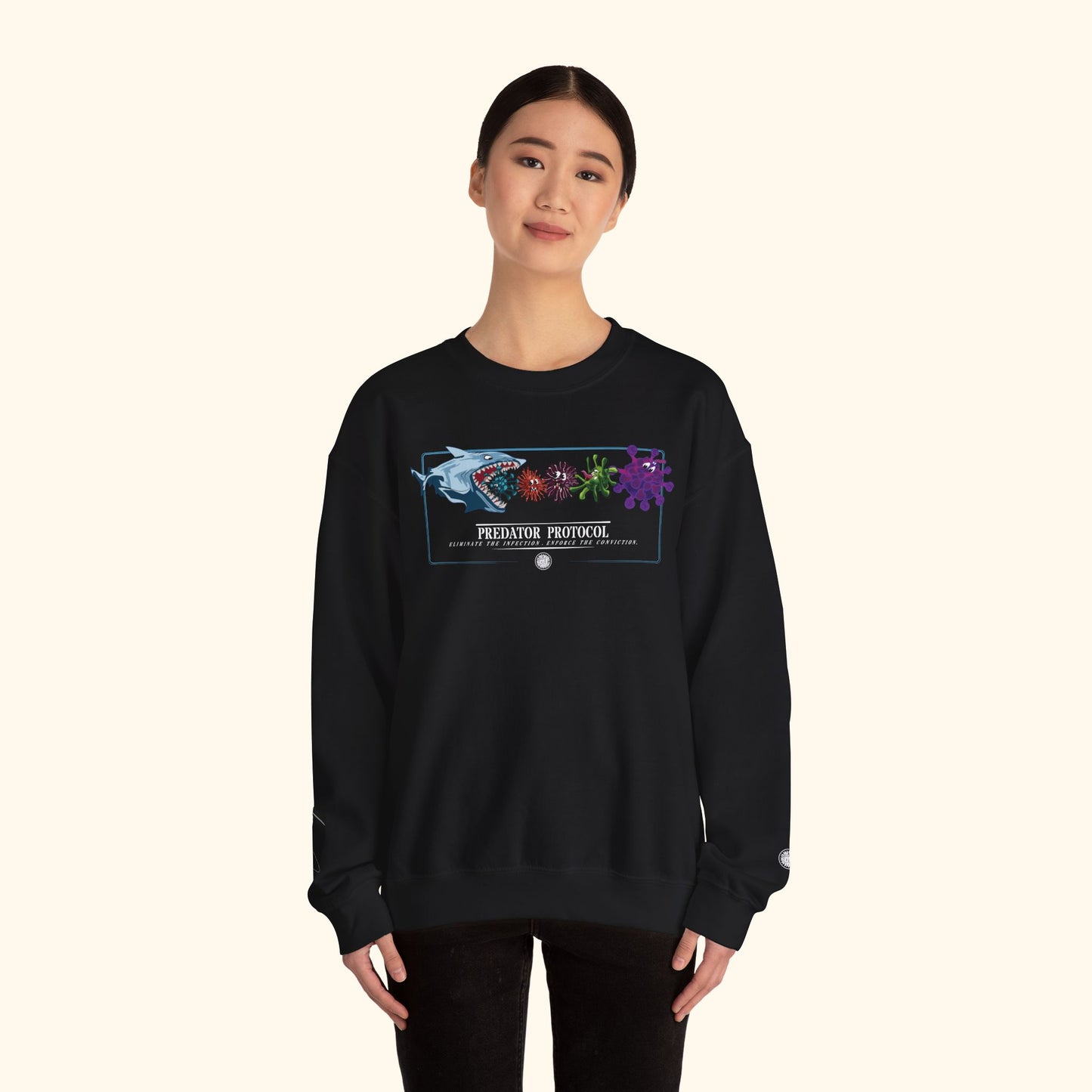 Predator Protocol—Unisex Heavy Blend™ Crewneck Sweatshirt