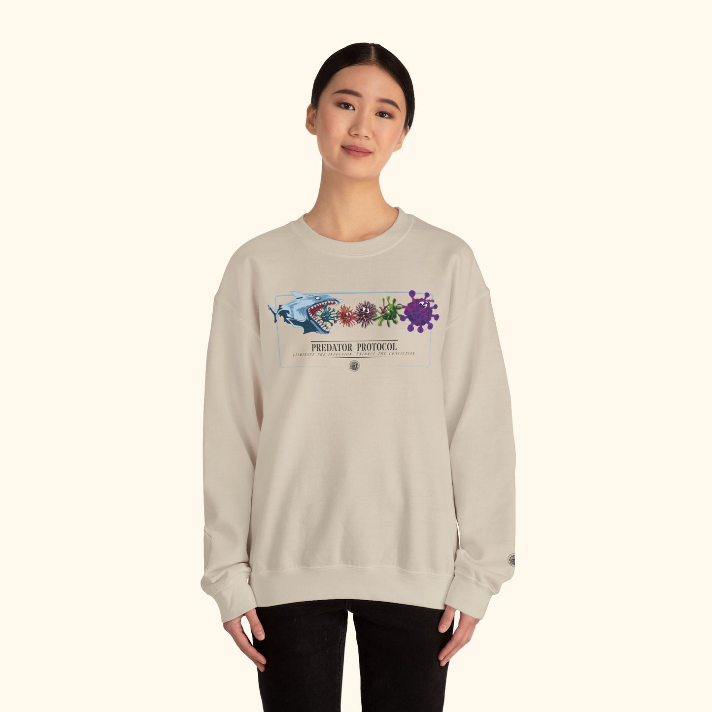 Predator Protocol—Unisex Heavy Blend™ Crewneck Sweatshirt