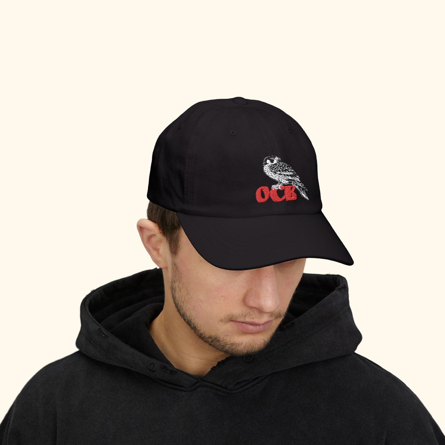 OCB “Falcon Mark” Classic Dad Hat – Embroidered Street Heritage Cap