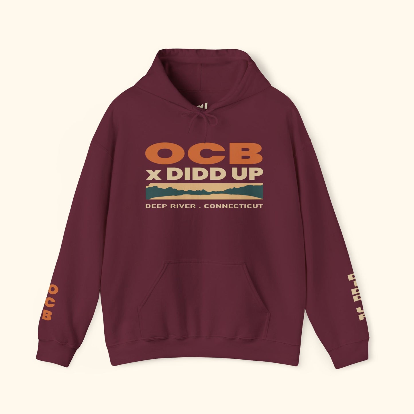 OCB x Didd Up Retro Hoodie – Deep River, Connecticut Unisex Heavy Blend™