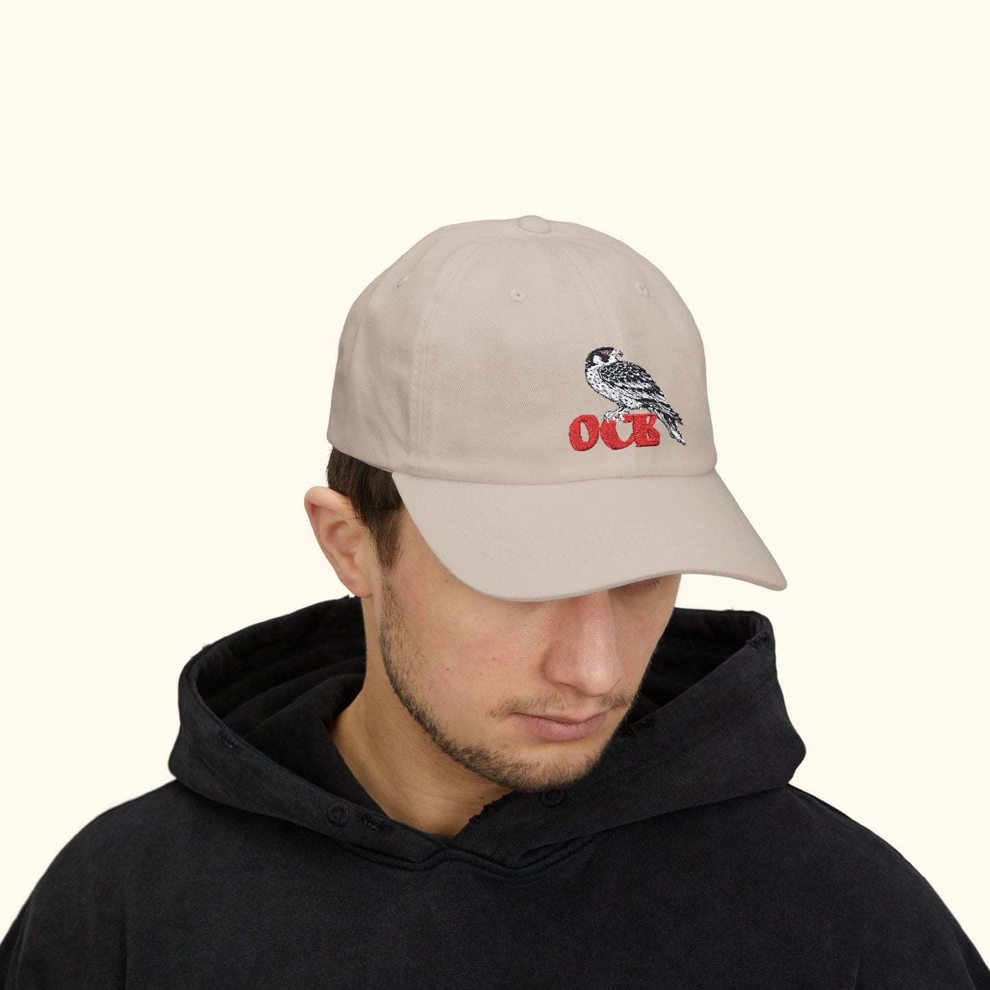 OCB “Falcon Mark” Classic Dad Hat – Embroidered Street Heritage Cap