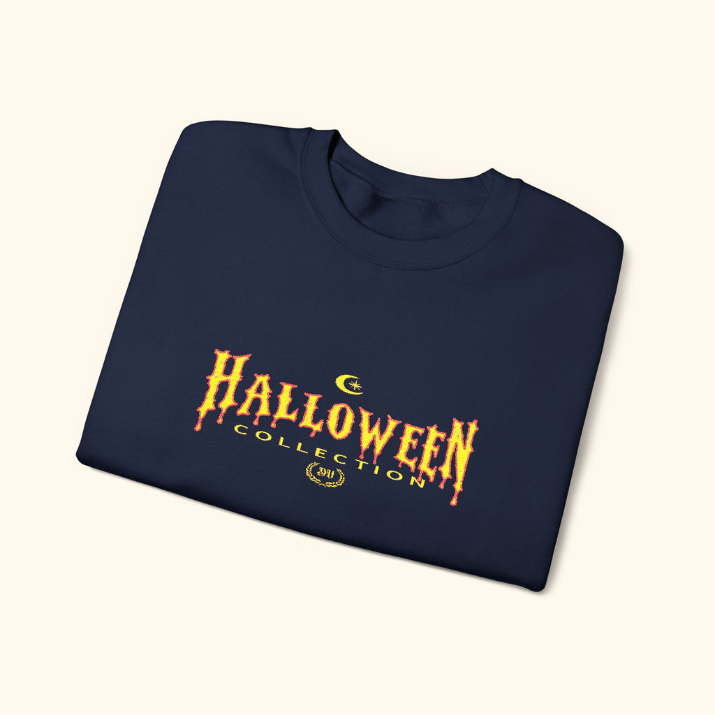 Embroidered Halloween Crewneck Sweatshirt