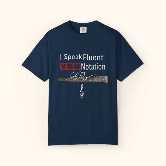 “YOU Notation” – Bold Fretboard Tee by DIDD UP