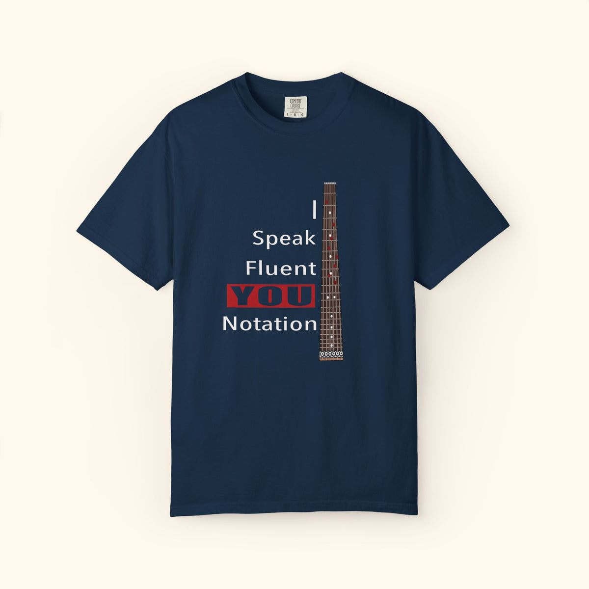 YOU Notation” – Bold Fretboard Tee by DIDD UP