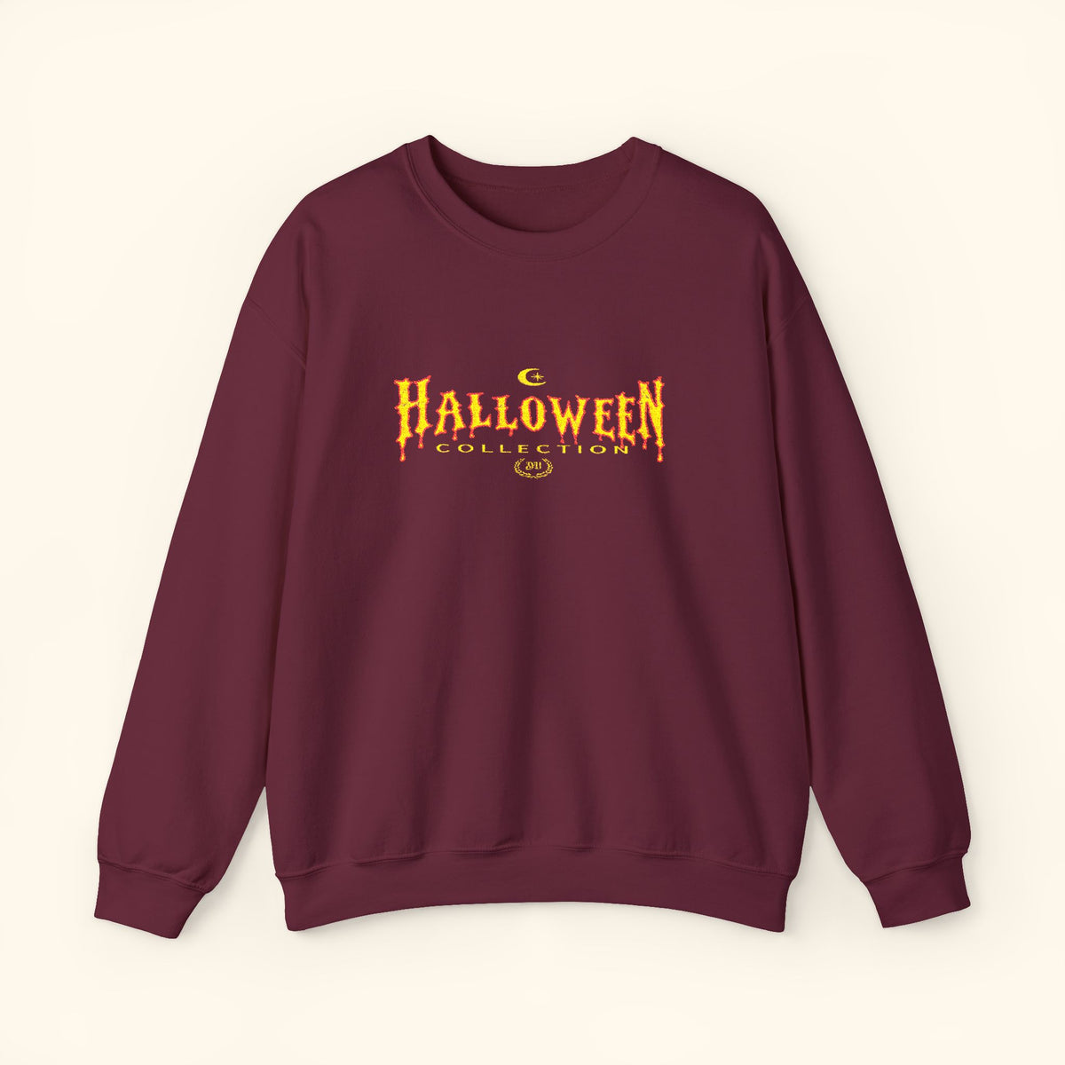 Embroidered Halloween Crewneck Sweatshirt