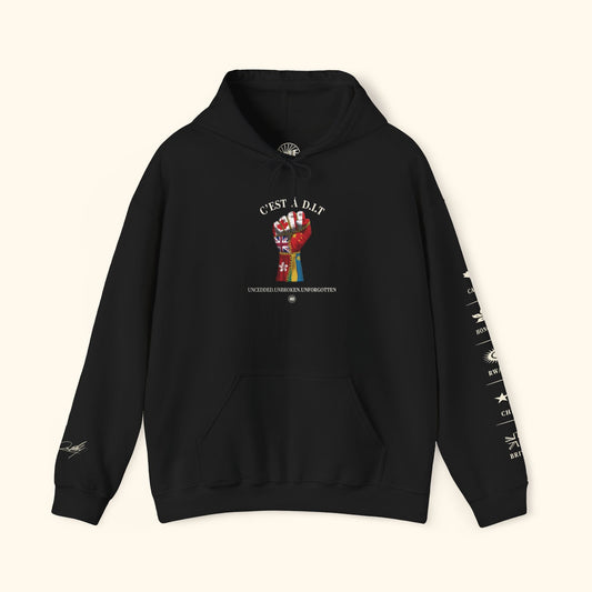 C’est à D.I.T: The Stitched Resistance Heavy Blend™ Hooded Sweatshirt