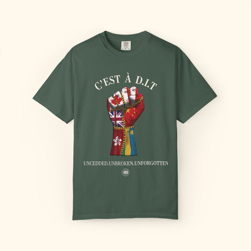 Canada, UK, China, Hong Kong, and Rwanda — clenched in unity C’est à D.I.T: The Stiched Resistance