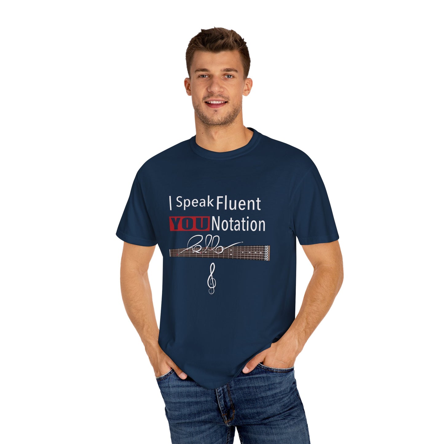“YOU Notation” – Bold Fretboard Tee by DIDD UP