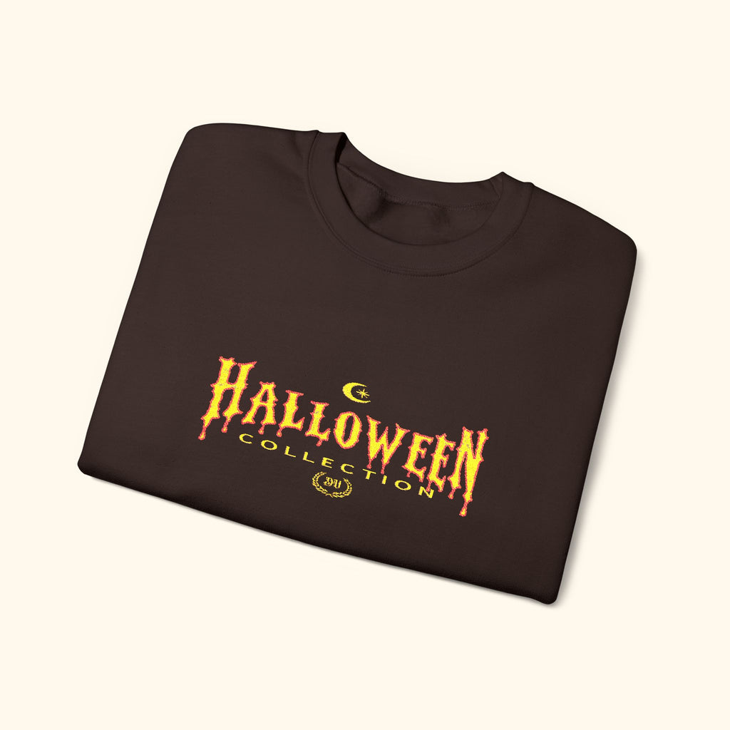 Embroidered Halloween Crewneck Sweatshirt