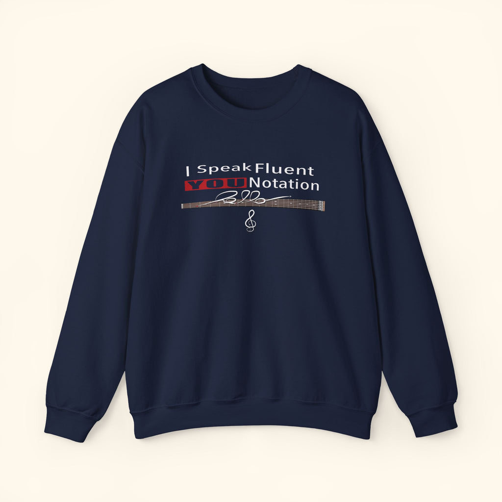 “Speak Fluent YOU” – Music Language Heavy Blend™ Crewneck Sweatshirt  by DIDD UP