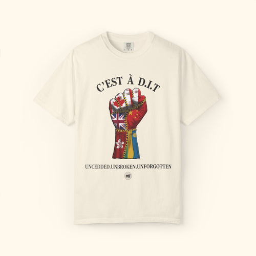 Canada, UK, China, Hong Kong, and Rwanda — clenched in unity C’est à D.I.T: The Stiched Resistance