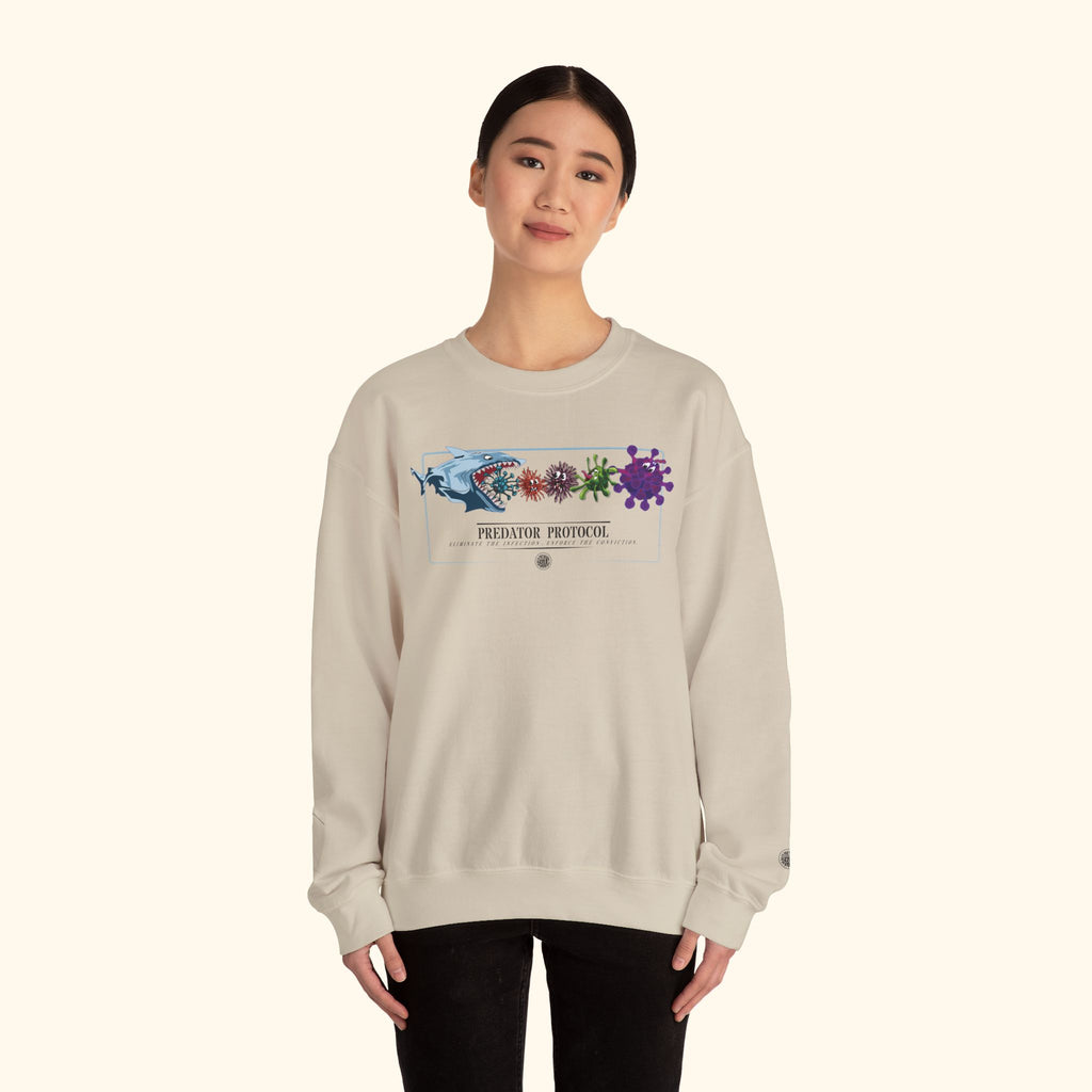 Predator Protocol—Unisex Heavy Blend™ Crewneck Sweatshirt