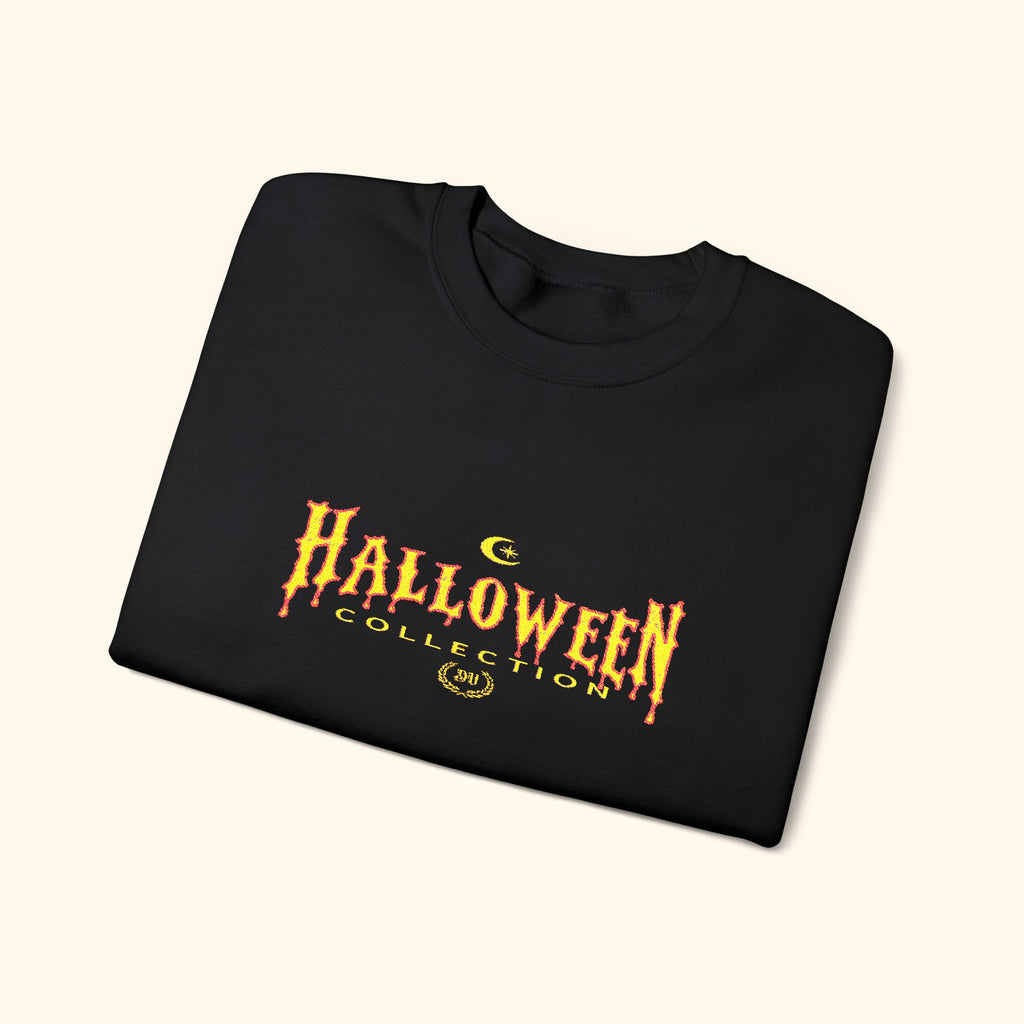 Embroidered Halloween Crewneck Sweatshirt