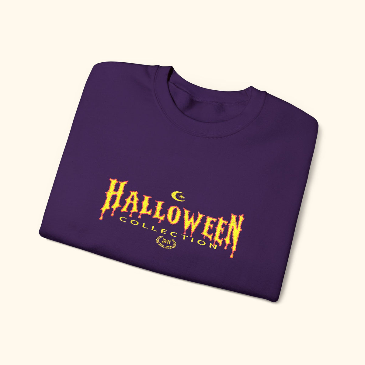 Embroidered Halloween Crewneck Sweatshirt
