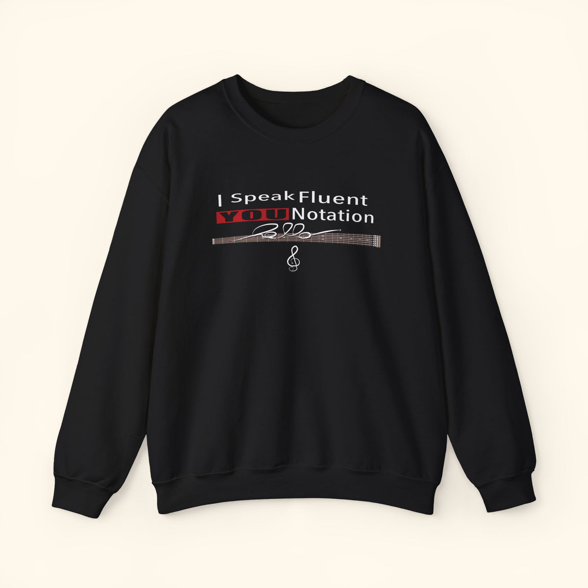 “Speak Fluent YOU” – Music Language Heavy Blend™ Crewneck Sweatshirt  by DIDD UP