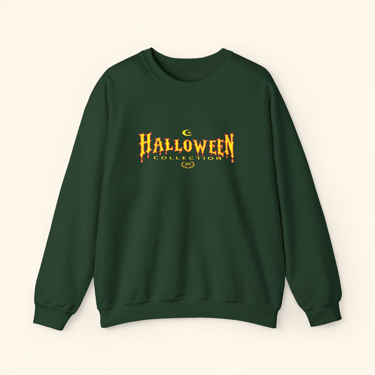 Embroidered Halloween Crewneck Sweatshirt