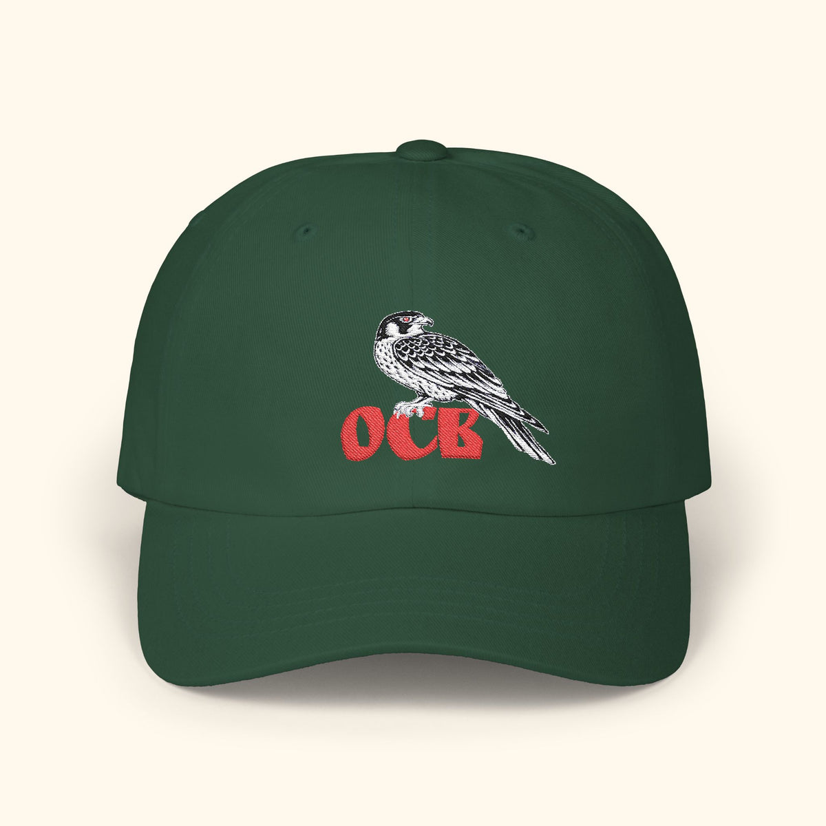 OCB “Falcon Mark” Classic Dad Hat – Embroidered Street Heritage Cap